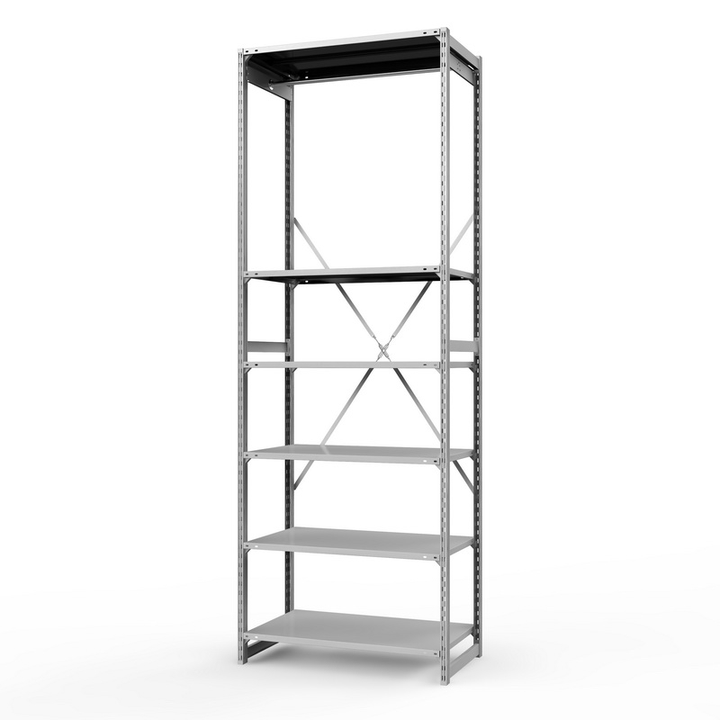 Стеллаж металлический для одежды ТСУ Универсал, 3000х1000х500 мм. полки: метал. 6 шт.