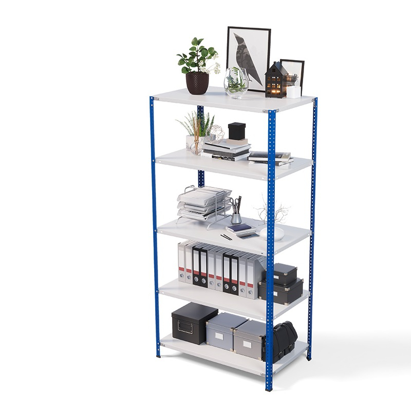 Стеллаж ТС Лайт 2200х1000х600, 5 полок, синие стойки