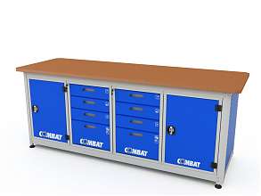 Верстак четырехтумбовый COMBAT 41441.2340