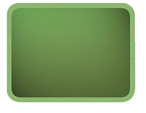 Лоток кондитерский сплошной 435х335х110 (12.431F.72.РЕ R)