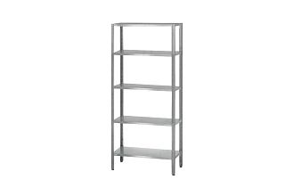 Стеллаж полочный СПЛп - 1500x500x1600 Profi Inox (полка сплошная 5 шт.)