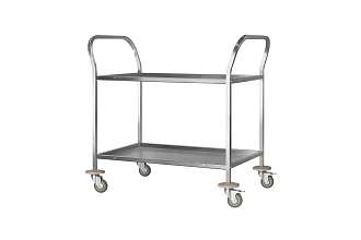 Тележка для сервировки ТДСп - 800x500x860 Profi Inox, 2 уровня