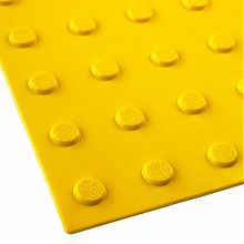 Тактильная плитка для слабовидящих, продольный риф (500x500, ТПУ)