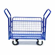 Тележка платформенная КПО-300С-125-К , с бортами, 600х1000мм