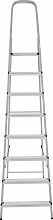 Стремянка стальная с алюминиевыми ступенями NV1130.8