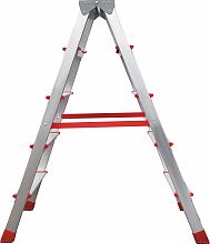 Профессиональная двухсторонняя алюминиевая стремянка NV3120.7