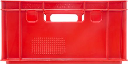 Ящик сплошной 600x400x200 (красный)