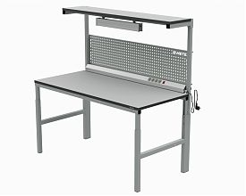 Рабочее место в комплектации 1500х600 мм 41.БК2 ESD (RAL7012)