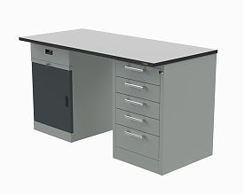 Стол рабочий 1500х700 мм 41.Т.С1.С5 ESD (RAL7012)