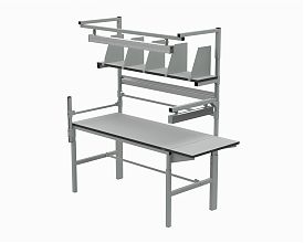 Стол рабочий 1500х700 мм Упаковочный Базовый ESD (RAL7012)