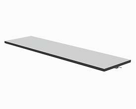 Нижняя полка для оборудования 1500х400 мм ESD (RAL7035)