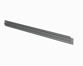 Рельс алюминиевый 1500 мм для крепления лотков (RAL7035)