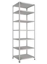 Стеллаж СТ-011 полочный 2200x700x600 7 ярусов, нагрузка на полку 100