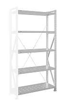Стеллаж MS U 300x70x90/5 (Нагрузка на полку 200, перфорированная) ДС