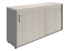 Шкаф NWT 0714 белое дерево/серый